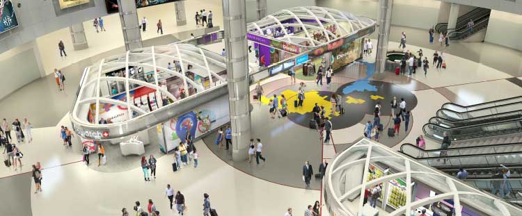 CST Awarded LAS Airport Retail Rotunda Canopy Project