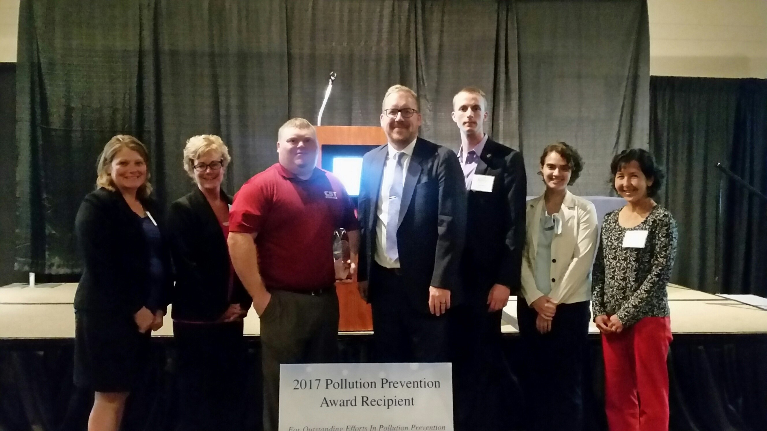 CST Receives Pollution Prevention Award from The Kansas Department of Health and Environment